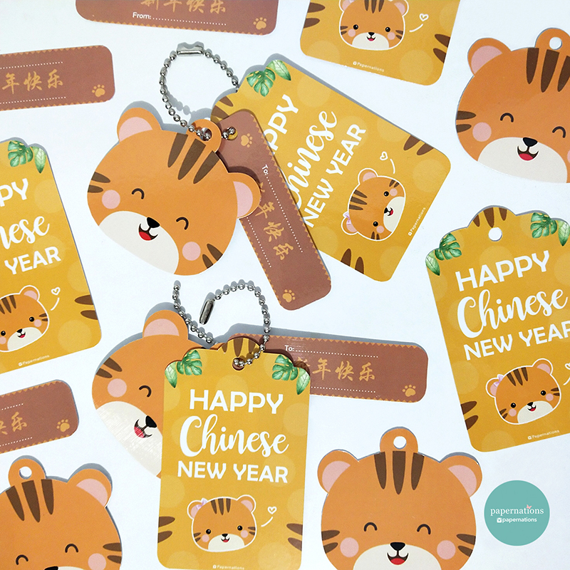 Souvenir Tags - Year of the Tiger